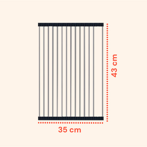 Scolapiatti Arrotolabile in Acciaio Inox 43x35 cm – Resistente e Antiscivolo