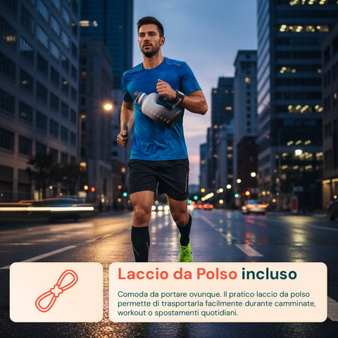 Bottiglia Acqua 2L Motivazionale – Con Scala Oraria per Idratazione Giornaliera