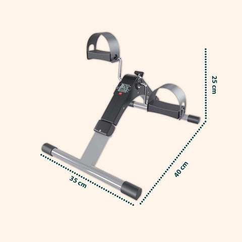 Pedaliera 2 in 1 Mini Bike Portatile per Allenamento Seduto e Riabilitazione