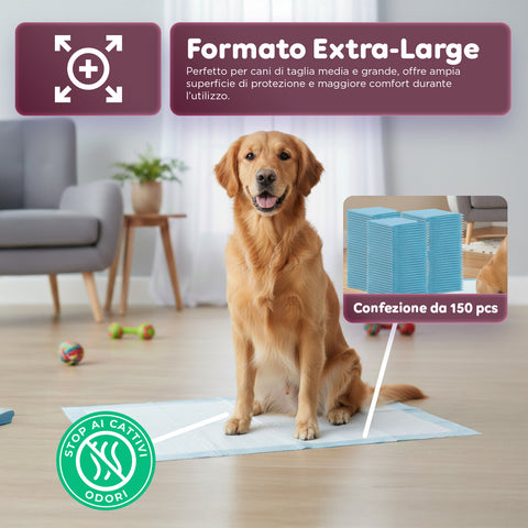 Tappetini Igienici Traversine al Carbone Attivo o Essential 60×90 – Set Vari Formati con Adesivi