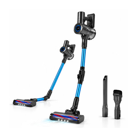 Scopa Elettrica Aspirapolvere Cordless 2in1 250W con Filtro HEPA e Autonomia fino a 40 Minuti