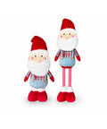 Babbo Natale Estensibile in Tessuto con Gambe Allungabili – Decorazione Natalizia