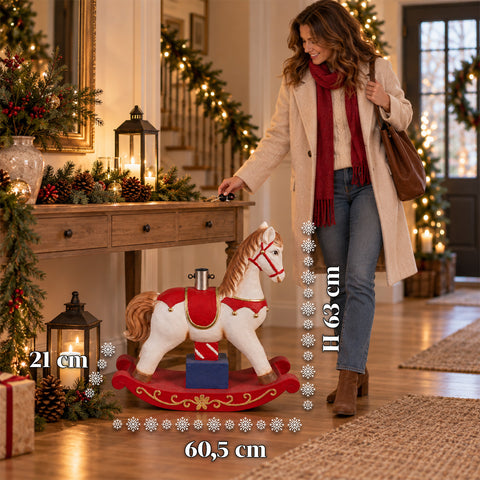 Base per Albero di Natale Decorativa fino a 180 cm – 7 Soggetti Dipinti a Mano in Ferro e Magnesio, Modelli con Luci LED, Aggancio Ø 4 cm