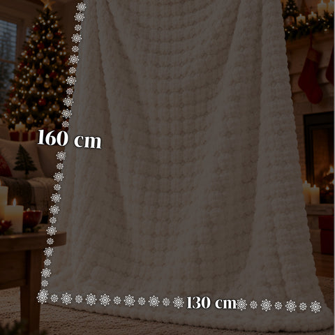 Set Coperta e Pantofole Soffici e Avvolgenti | Plaid Morbido 130x160 cm, Ciabatte Taglia Unica, 4 Colori