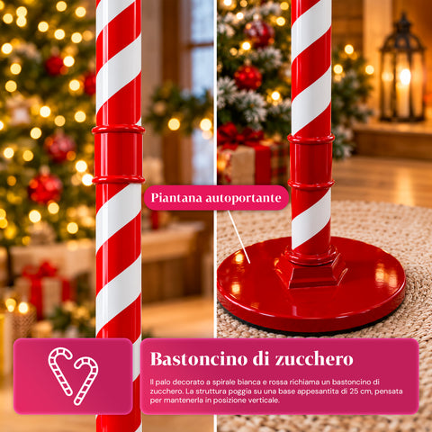 Lampione di Natale con Neve Soffiata, Musica e Luci LED – 4 Varianti