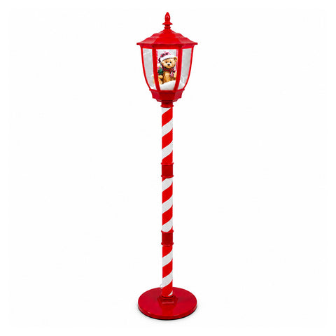 Lampione di Natale con Neve Soffiata, Musica e Luci LED – 4 Varianti