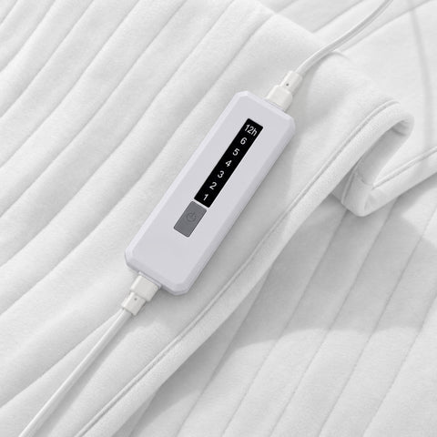 Coperta Termica Elettrica Coprimaterasso con Riscaldamento Rapido e 6 Temperature