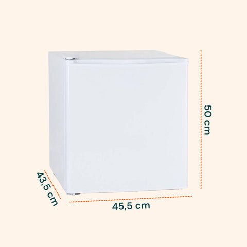 Mini Frigo 45L Bianco da Tavolo – Temperatura Regolabile da 2° a 12°C