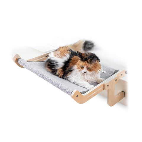 Letto Pensile da Finestra per Gatti con Struttura Aperta e Antigraffio 45x37cm