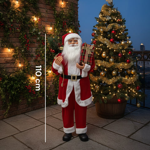 Decoro Natalizio Babbo Natale – Stile Classico Perfetto per Ingresso Soggiorno