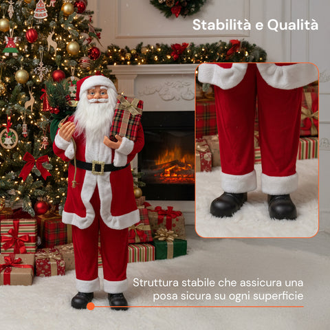 Decoro Natalizio Babbo Natale – Stile Classico Perfetto per Ingresso Soggiorno