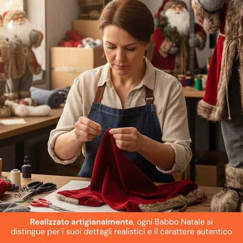 Decoro Natalizio Babbo Natale – Stile Classico Perfetto per Ingresso Soggiorno