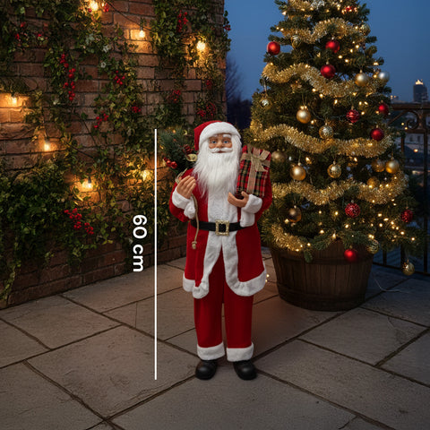 Decoro Natalizio Babbo Natale – Stile Classico Perfetto per Ingresso Soggiorno