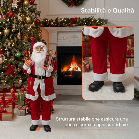 Decoro Natalizio Babbo Natale – Stile Classico Perfetto per Ingresso Soggiorno