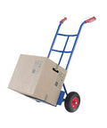 Carrello blu per trasporto di scatole, elettrodomestici e materiali pesanti fino a 200kg, struttura resistente e affidabile