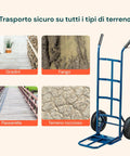 Ruote pneumatiche resistenti del carrello da carico per terreni irregolari e superfici sconnesse Ean-8023755040727