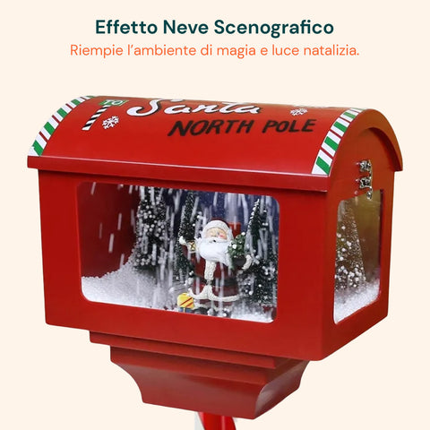 Cassetta Postale da 150cm con Palo – Luci LED e Suoni Inclusi