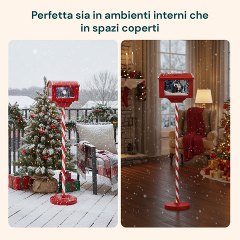 Cassetta Postale da 150cm con Palo – Luci LED e Suoni Inclusi