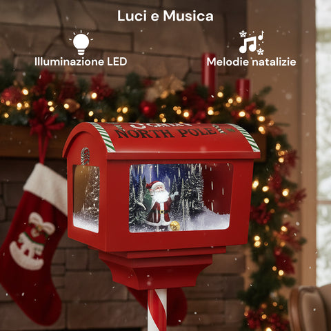 Cassetta Postale da 150cm con Palo – Luci LED e Suoni Inclusi