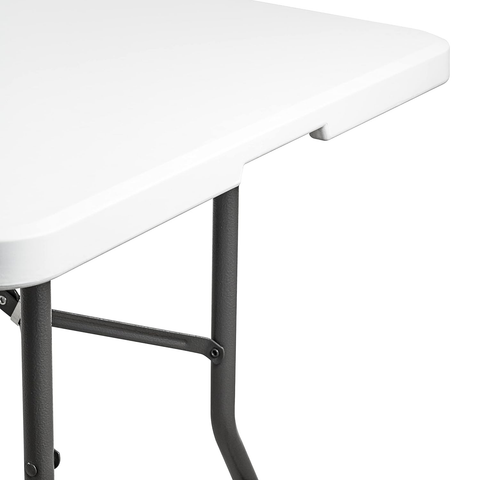 Tavolino Richiudibile A Valigia 180x76x72cm Bianco
