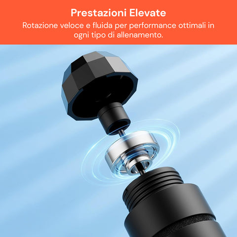 Corda da Salto Fitness con Impugnatura Ergonomica e Borsa