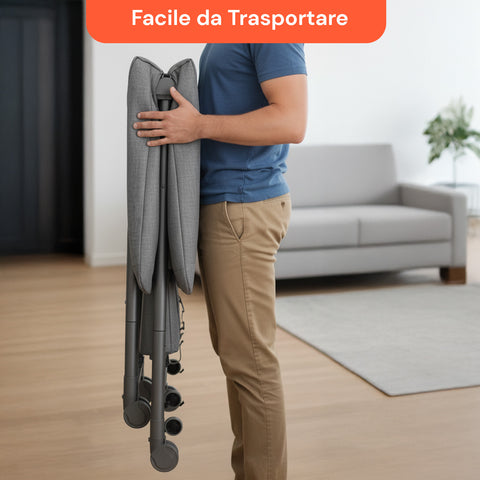 Culla Pieghevole Multifunzionale per Neonato – Portatile e Sicura