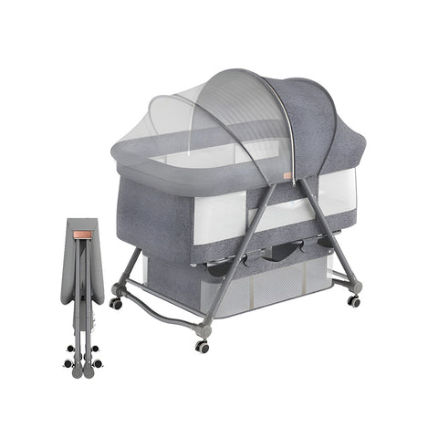 Culla Pieghevole Multifunzionale per Neonato – Portatile e Sicura