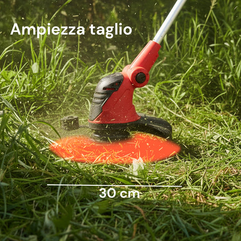Decespugliatore Elettrico Regolabile – 550W e Sistema Tap & Go