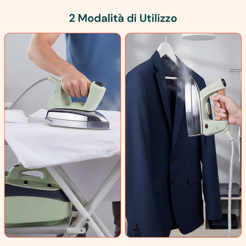 Ferro da Stiro a Caldaia 2000W – Piastra Inox e Vapore Continuo