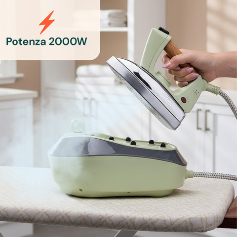 Ferro da Stiro a Caldaia 2000W – Piastra Inox e Vapore Continuo
