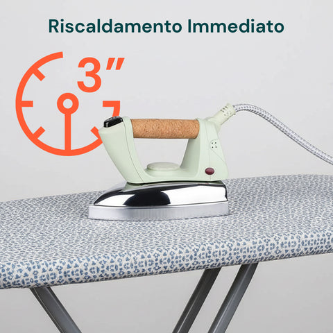 Ferro da Stiro a Caldaia 2000W – Piastra Inox e Vapore Continuo