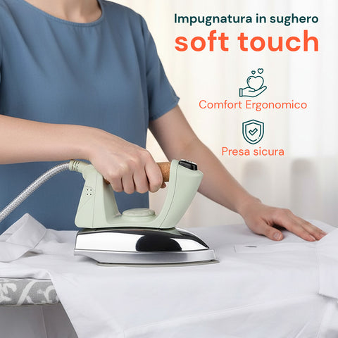 Ferro da Stiro a Caldaia 2000W – Piastra Inox e Vapore Continuo