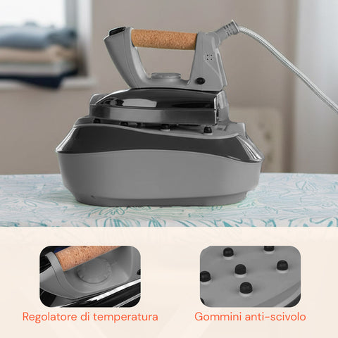 Ferro da Stiro a Caldaia 2000W – Piastra Inox e Vapore Continuo