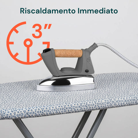 Ferro da Stiro a Caldaia 2000W – Piastra Inox e Vapore Continuo