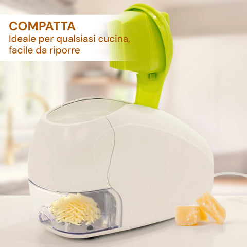 Grattugia Elettrica Con Vaschetta Porta Formaggio Estraibile 250w