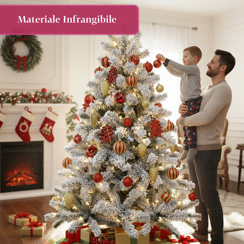 Ornamenti natalizi avorio Set 5 pezzi Palle di Natale Ornamenti natalizi avorio Set 5 pezzi Palle di Natale