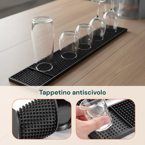 Set Silicone Cucina 5 Pezzi – Tappetino Lavello e Spugne Ultra-Assorbenti