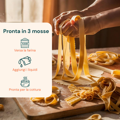 Macchina per la Pasta Elettrica Antonina – 13 Trafile e Accessori