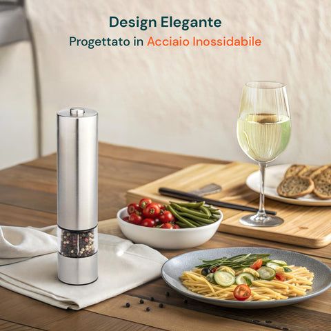 Macinaspezie Cordless A Batteria Con Luce Led