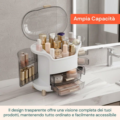 Organizer Make Up Inclinato a Gradini – Design Moderno e Funzionale