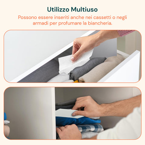 Panni Asciugatrice Profumati e Ammorbidenti – Anti Pelucchi, 18/180 Pezzi