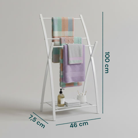 Piantana Porta Asciugamani Viva Bianco
