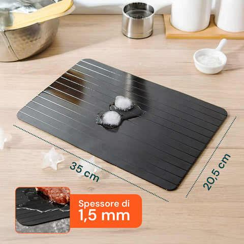 Vassoio per Scongelare Senza Corrente Carne Pesce Verdure Senza Forno
