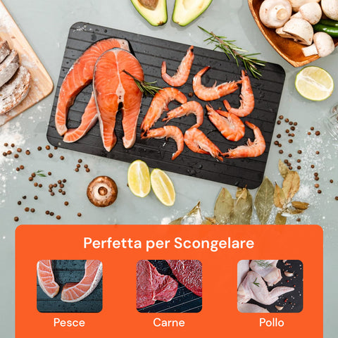 Vassoio per Scongelare Senza Corrente Carne Pesce Verdure Senza Forno