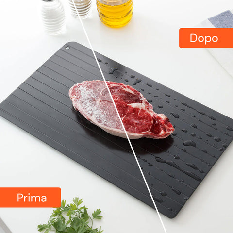 Vassoio per Scongelare Senza Corrente Carne Pesce Verdure Senza Forno