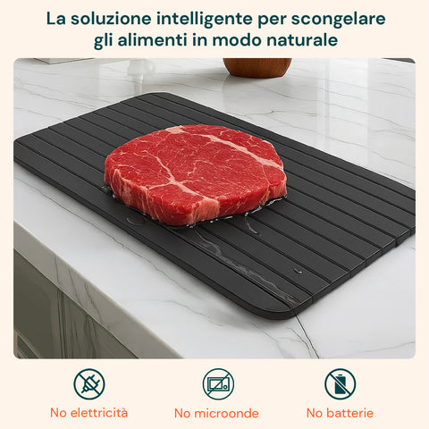 Vassoio per Scongelare Senza Corrente Carne Pesce Verdure Senza Forno