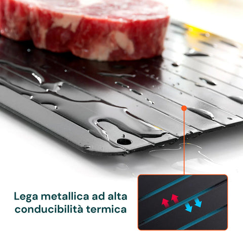 Vassoio per Scongelare Senza Corrente Carne Pesce Verdure Senza Forno