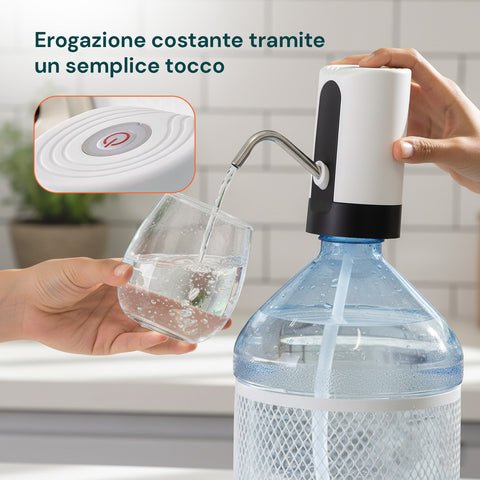 Pompa Erogatore per Boccioni – Dispenser Acqua Elettrico USB Compatibile 5/8/20L