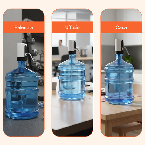 Pompa Erogatore per Boccioni – Dispenser Acqua Elettrico USB Compatibile 5/8/20L