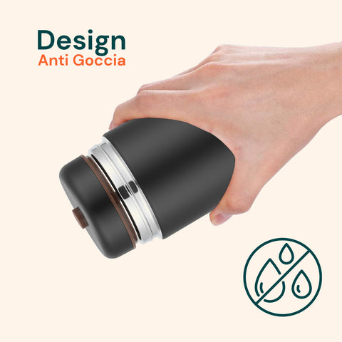 Thermos Portavivande in Acciaio con Cucchiaio e Borsa Inclusi